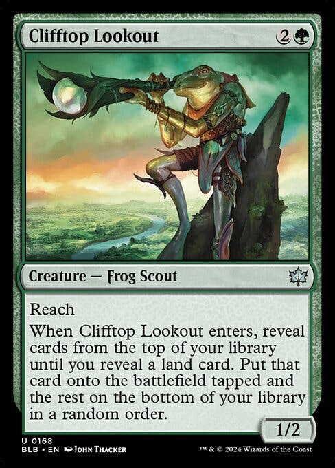 Magic the Gathering Card - Clifftop Lookout - MTG Circle