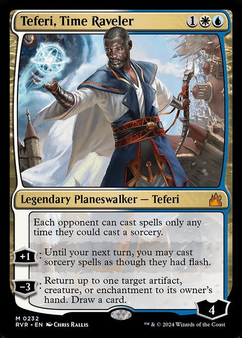 Magic the Gathering Card - Teferi, Time Raveler - MTG Circle