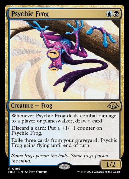 Magic the Gathering Card - Psychic Frog - MTG Circle