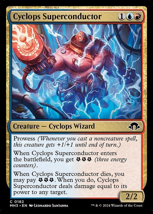 Magic the Gathering Card - Cyclops Superconductor - MTG Circle