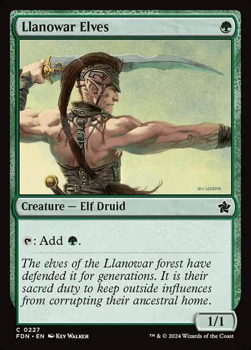 Magic the Gathering Card - Llanowar Elves - MTG Circle