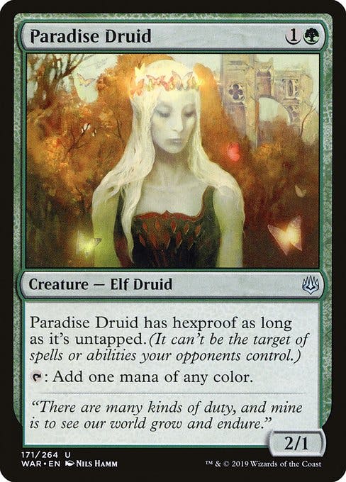 Magic the Gathering Card - Paradise Druid - MTG Circle