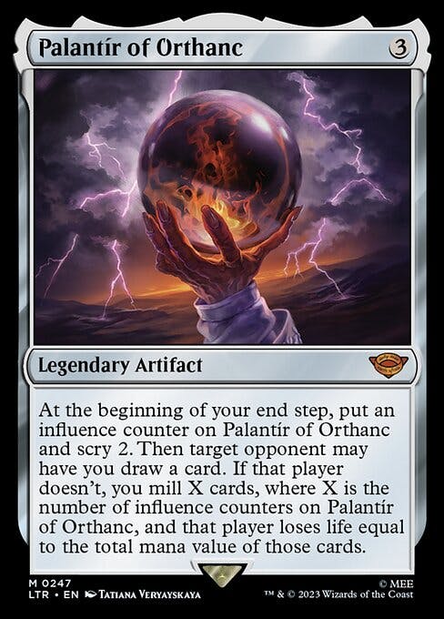 Magic the Gathering Card - Palantír of Orthanc - MTG Circle