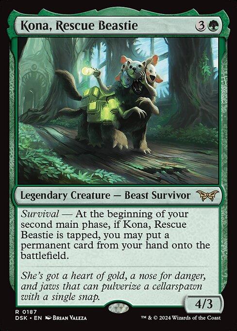 Magic the Gathering Card - Kona, Rescue Beastie - MTG Circle