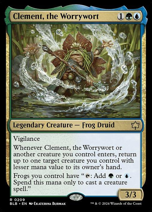 Magic the Gathering Card - Clement, the Worrywort - MTG Circle