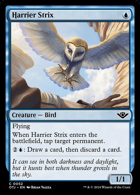 Magic the Gathering Card - Harrier Strix - MTG Circle