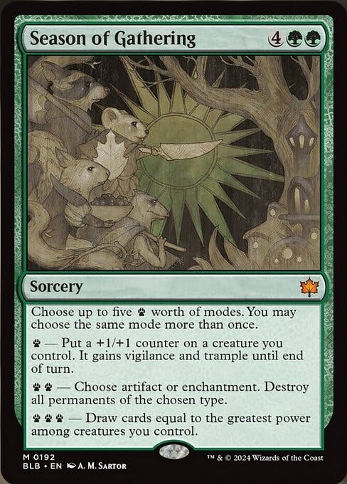 Magic the Gathering Card - Season of Gathering - MTG Circle