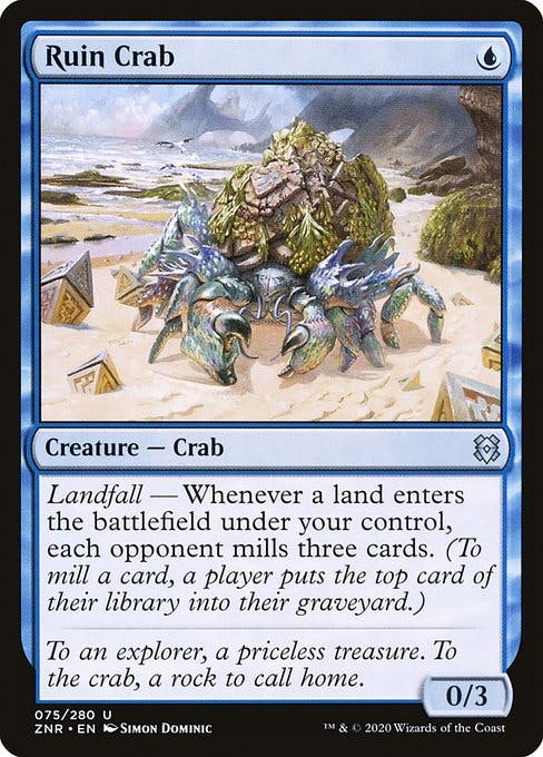 Magic the Gathering Card - Ruin Crab - MTG Circle