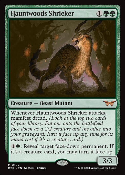 Magic the Gathering Card - Hauntwoods Shrieker - MTG Circle