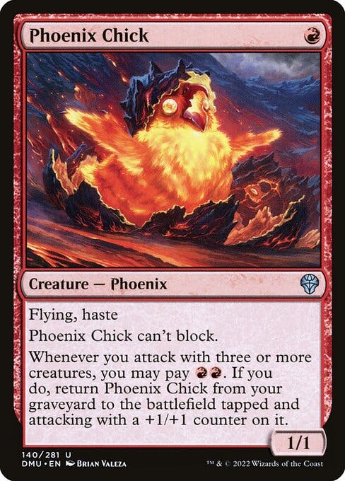 Magic the Gathering Card - Phoenix Chick - MTG Circle