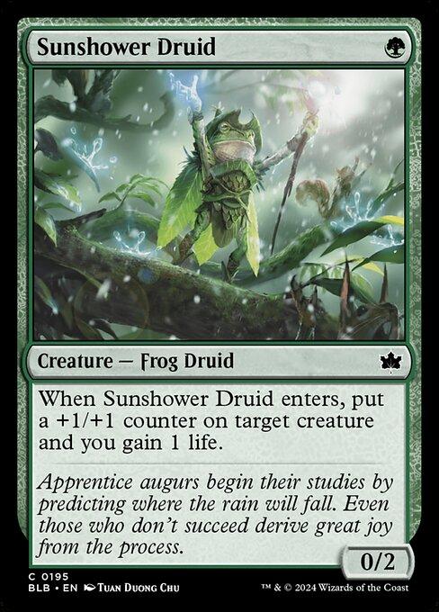 Magic the Gathering Card - Sunshower Druid - MTG Circle