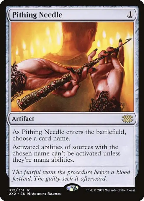 Magic the Gathering Card - Pithing Needle - MTG Circle