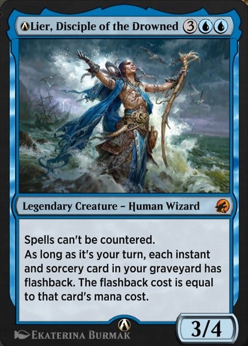 Magic the Gathering Card - A-Lier, Disciple of the Drowned - MTG Circle