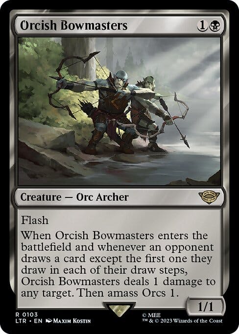Magic the Gathering Card - Orcish Bowmasters - MTG Circle