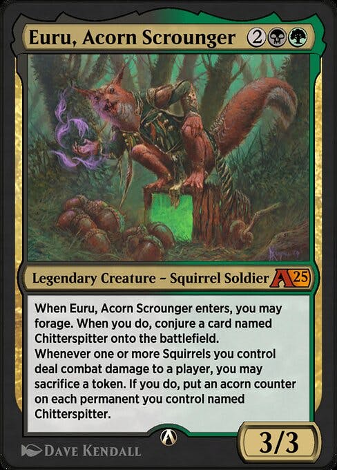 Magic the Gathering Card - Euru, Acorn Scrounger - MTG Circle