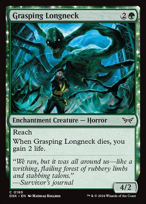 Magic the Gathering Card - Grasping Longneck - MTG Circle