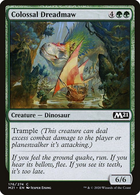 Magic the Gathering Card - Colossal Dreadmaw - MTG Circle