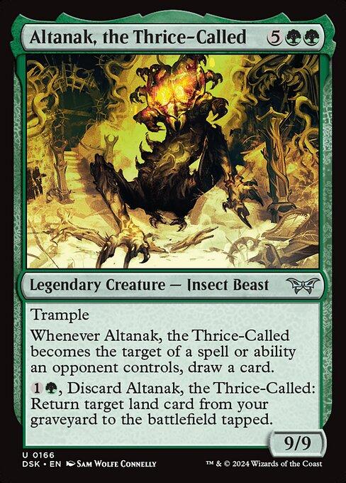 Magic the Gathering Card - Altanak, the Thrice-Called - MTG Circle