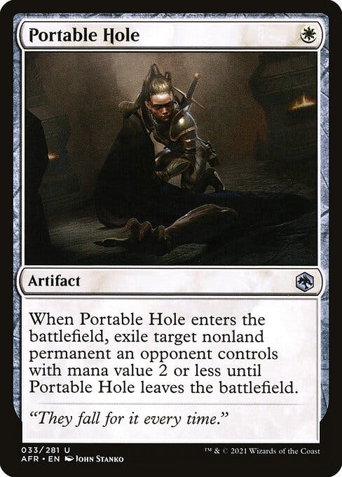 Magic the Gathering Card - Portable Hole - MTG Circle