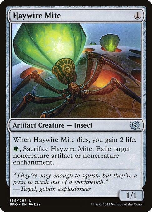 Magic the Gathering Card - Haywire Mite - MTG Circle