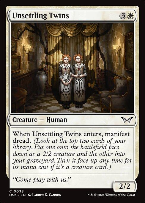 Magic the Gathering Card - Unsettling Twins - MTG Circle