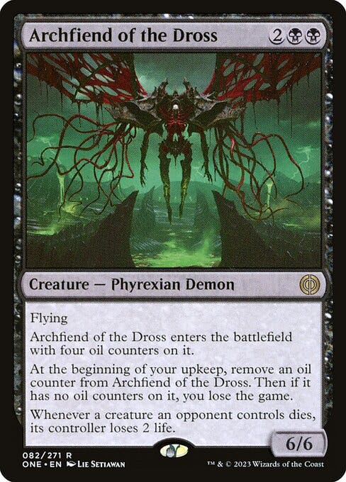 Magic the Gathering Card - Archfiend of the Dross - MTG Circle