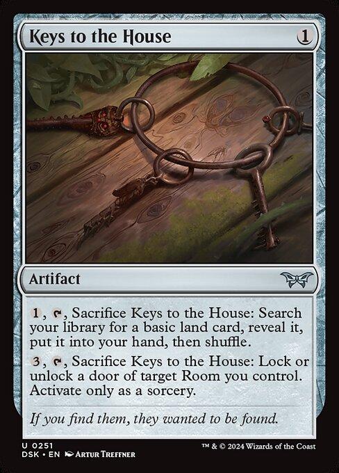 Magic the Gathering Card - Keys to the House - MTG Circle