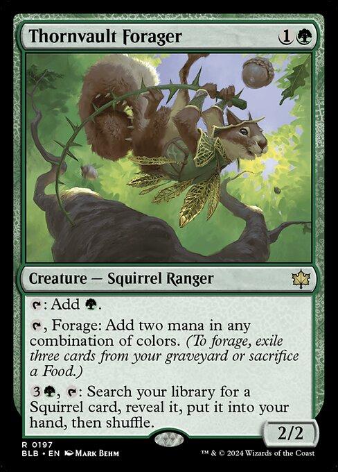 Magic the Gathering Card - Thornvault Forager - MTG Circle