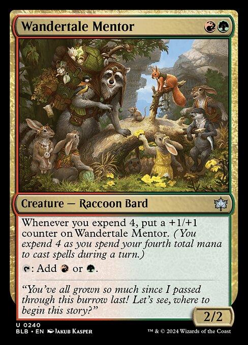 Magic the Gathering Card - Wandertale Mentor - MTG Circle