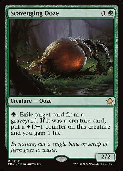 Magic the Gathering Card - Scavenging Ooze - MTG Circle