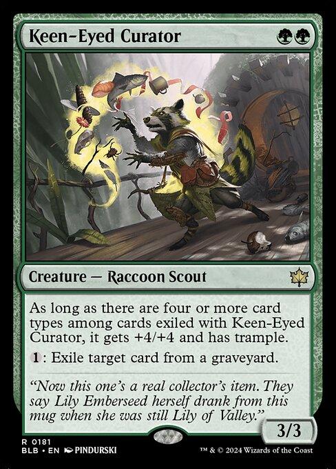 Magic the Gathering Card - Keen-Eyed Curator - MTG Circle