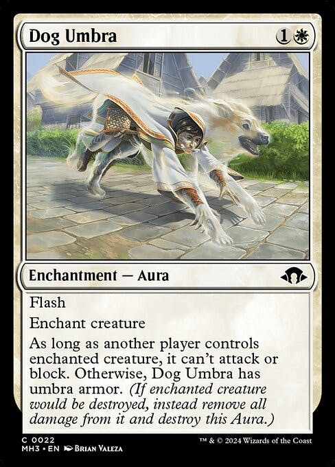 Magic the Gathering Card - Dog Umbra - MTG Circle