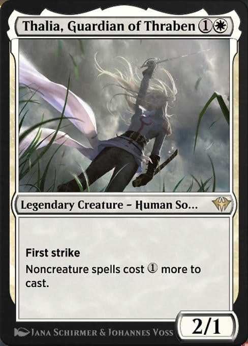 Magic the Gathering Card - Thalia, Guardian of Thraben - MTG Circle