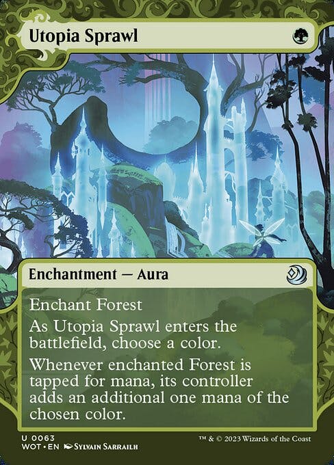 Magic the Gathering Card - Utopia Sprawl - MTG Circle