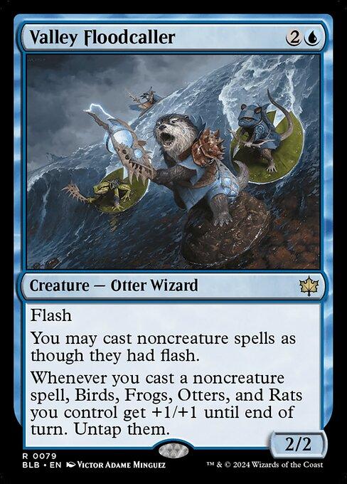 Magic the Gathering Card - Valley Floodcaller - MTG Circle