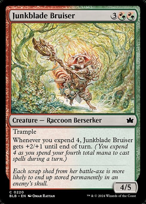 Magic the Gathering Card - Junkblade Bruiser - MTG Circle