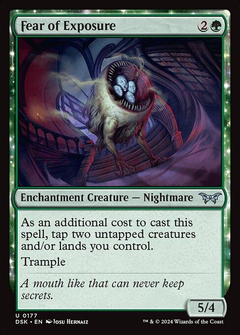 Magic the Gathering Card - Fear of Exposure - MTG Circle