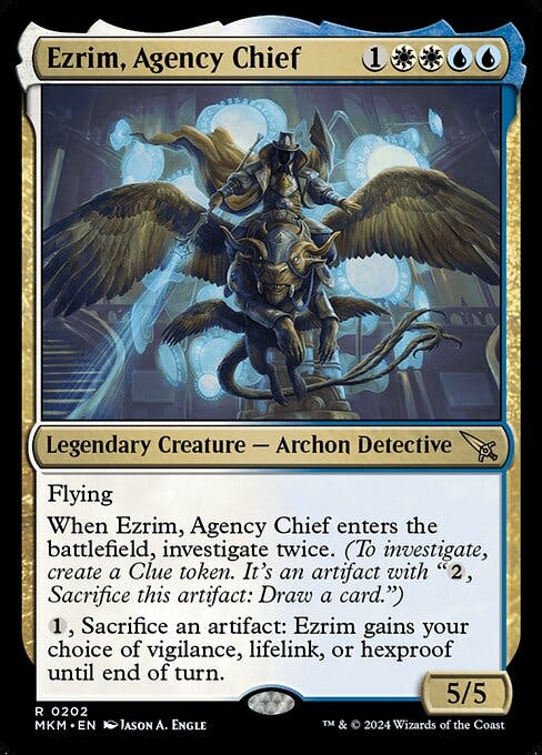 Magic the Gathering Card - Ezrim, Agency Chief - MTG Circle