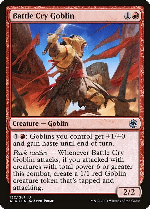 Magic the Gathering Card - Battle Cry Goblin - MTG Circle