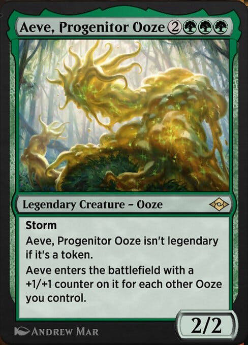 Magic the Gathering Card - Aeve, Progenitor Ooze - MTG Circle