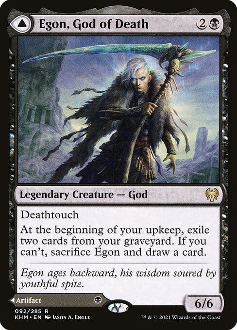 Magic the Gathering Card - Egon, God of Death - MTG Circle