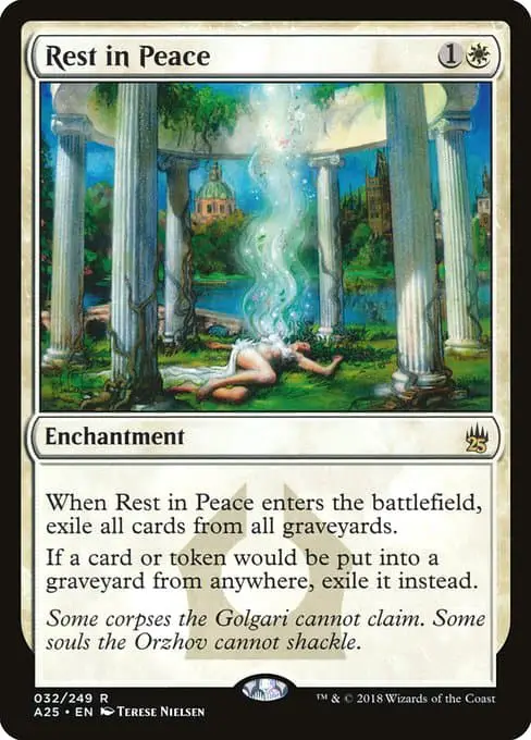 Magic the Gathering Card - Rest in Peace - MTG Circle