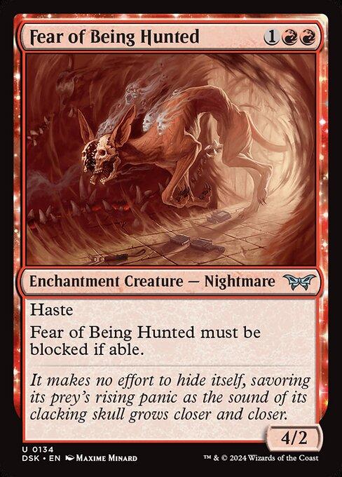 Magic the Gathering Card - Fear of Being Hunted - MTG Circle