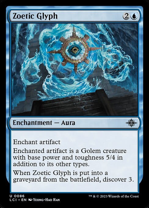 Magic the Gathering Card - Zoetic Glyph - MTG Circle