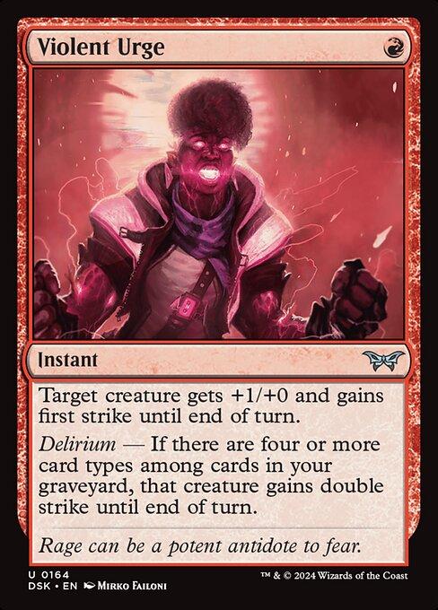 Magic the Gathering Card - Violent Urge - MTG Circle