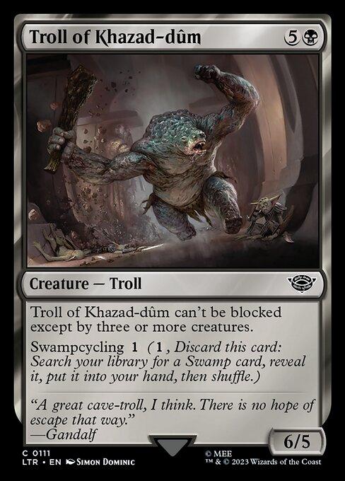 Magic the Gathering Card - Troll of Khazad-dûm - MTG Circle