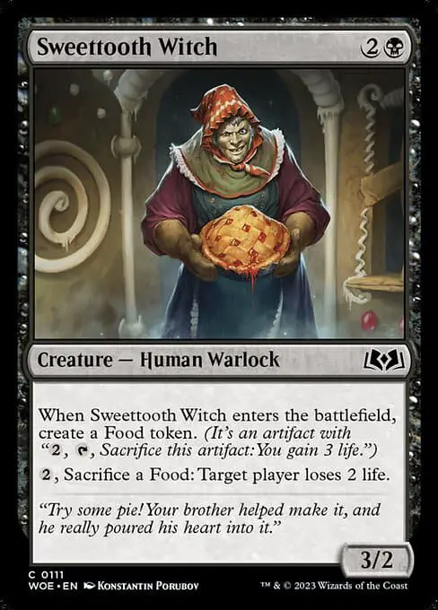 Magic the Gathering Card - Sweettooth Witch - MTG Circle