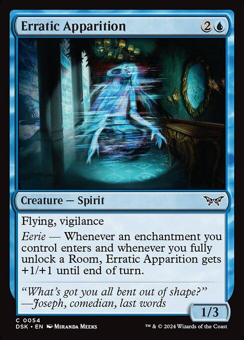 Magic the Gathering Card - Erratic Apparition - MTG Circle