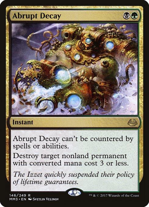 Magic the Gathering Card - Abrupt Decay - MTG Circle