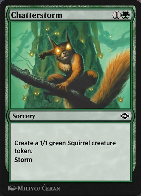 Magic the Gathering Card - Chatterstorm - MTG Circle